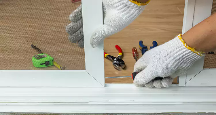 Sliding Glass Door Off Rails Repair in Palm River-Clair Mel, FL