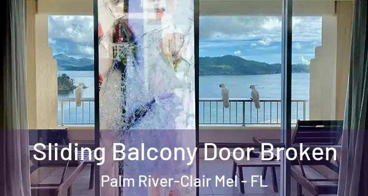  Sliding Balcony Door Broken Palm River-Clair Mel - FL